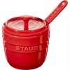 Pojemnik Na Sól Z łyżeczką 9 Cm, Czerwony Storage Staub